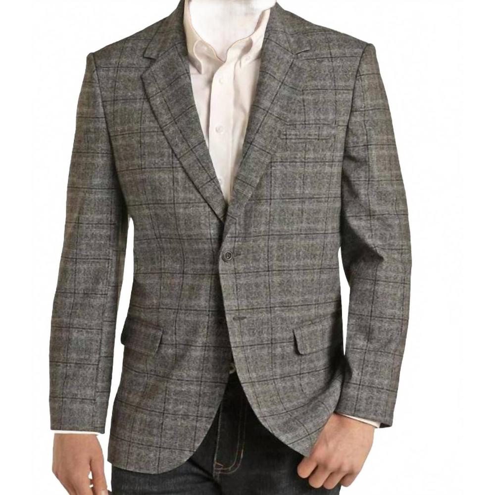 NEW PANHANDLE men's sports coat in charcoal